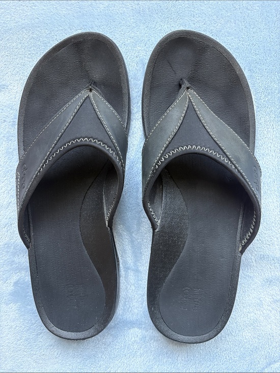 Abeo Shoes - Abeo Women's Balboa Black Flip-Flop Sandals